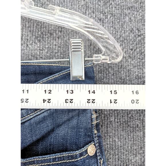 Womens Rock & Republic Kasandra Jeans Size 4M Blue Denim Decorated Pockets Bling - Picture 9 of 10